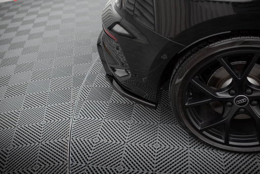 Diffusor Flaps V.2 passend für Audi RS3 Sportback 8Y schwarz Hochglanz