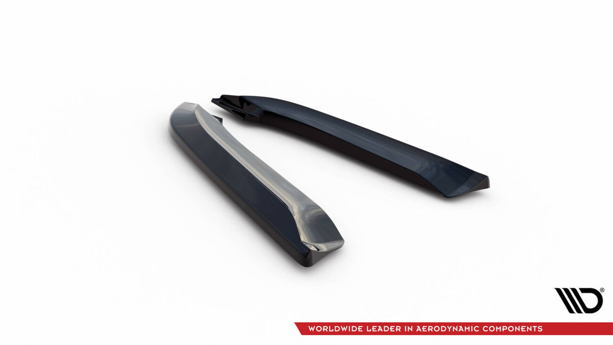 Diffusor Flaps V.2 passend für Audi RS4 Limousine B7 schwarz Hochglanz