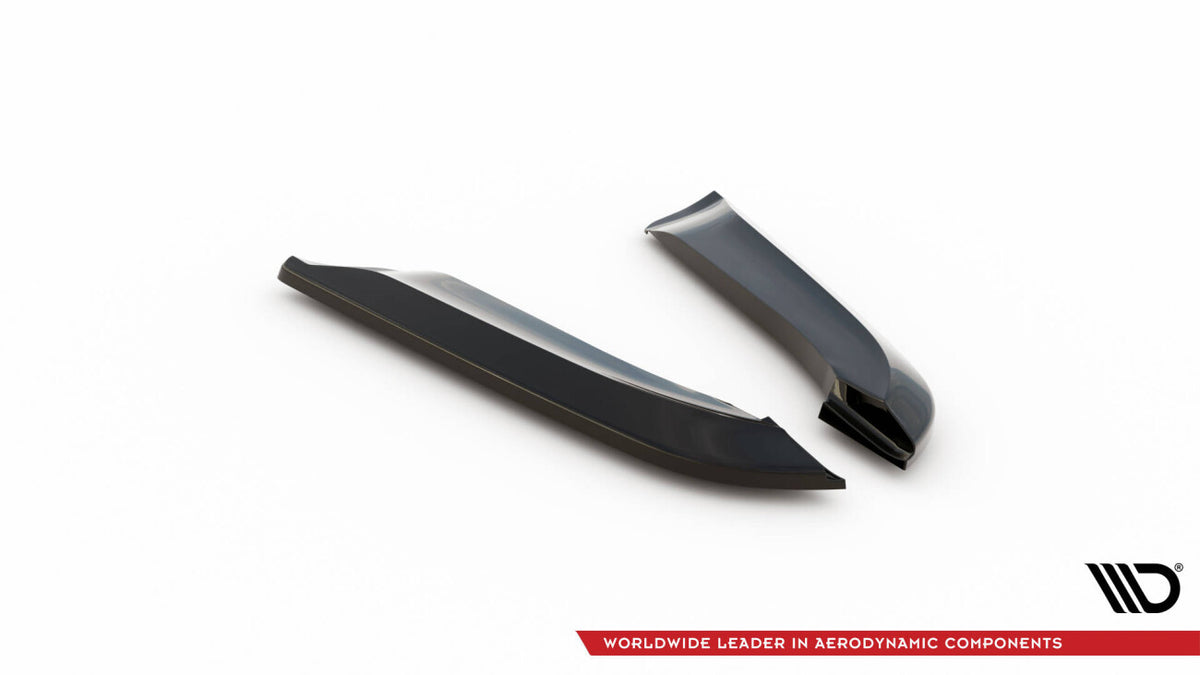 Diffusor Flaps V.2 passend für Audi RS4 Limousine B7 schwarz Hochglanz