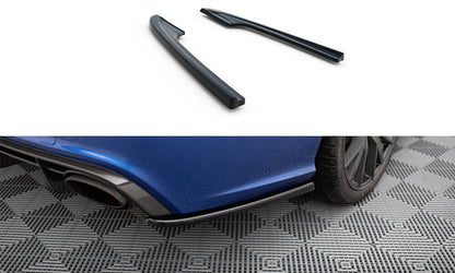 Diffusor Flaps V.2 passend für Audi RS6 C7 / C7 FL schwarz Hochglanz