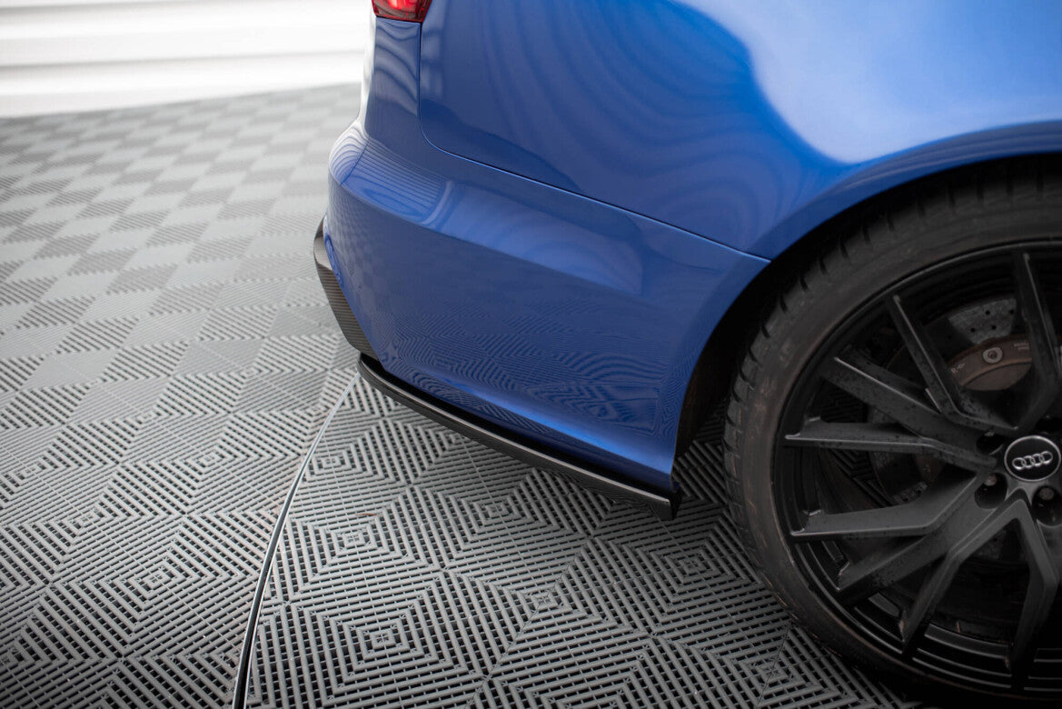 Diffusor Flaps V.2 passend für Audi RS6 C7 / C7 FL schwarz Hochglanz