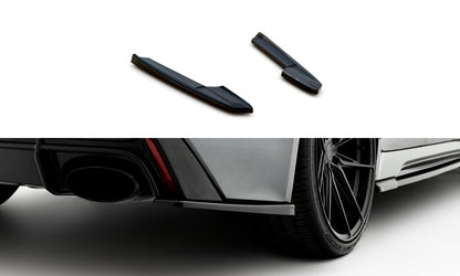 Diffusor Flaps V.2 passend für Audi RS6 C8 / C8 FL schwarz Hochglanz
