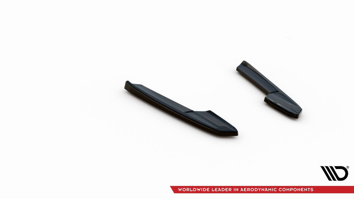 Diffusor Flaps V.2 passend für Audi RS6 C8 / C8 FL schwarz Hochglanz