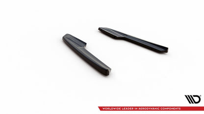 Diffusor Flaps V.2 passend für Audi RS6 C8 / C8 FL schwarz Hochglanz