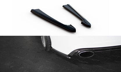 Diffusor Flaps V.2 passend für Audi RS7 C7 schwarz Hochglanz