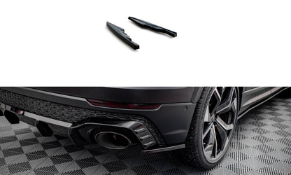 Diffusor Flaps V.2 passend für Audi RSQ8 Mk1 schwarz Hochglanz