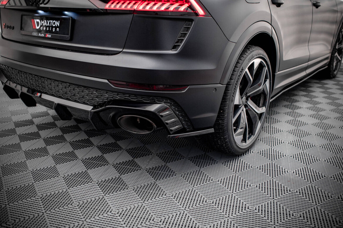 Diffusor Flaps V.2 passend für Audi RSQ8 Mk1 schwarz Hochglanz