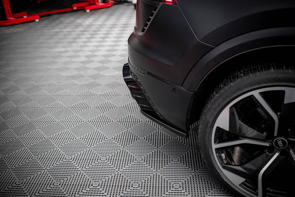 Diffusor Flaps V.2 passend für Audi RSQ8 Mk1 schwarz Hochglanz