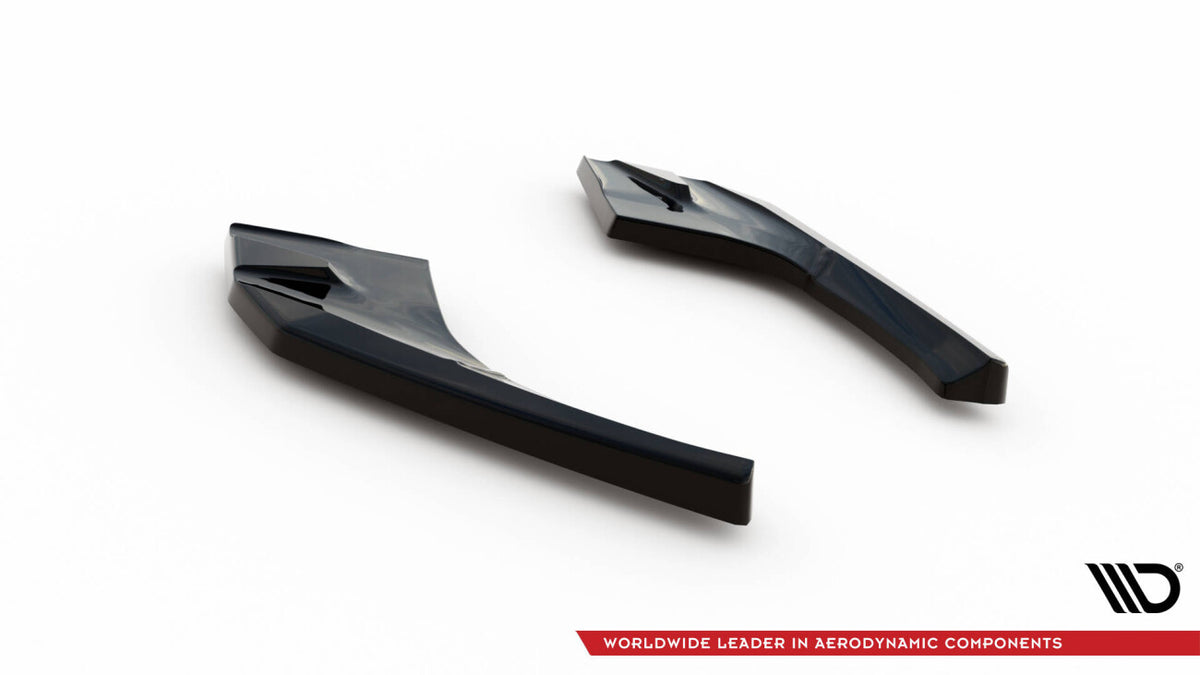 Diffusor Flaps V.2 passend für Audi S3 / A3 S-Line Sportback 8V FL schwarz Hochglanz