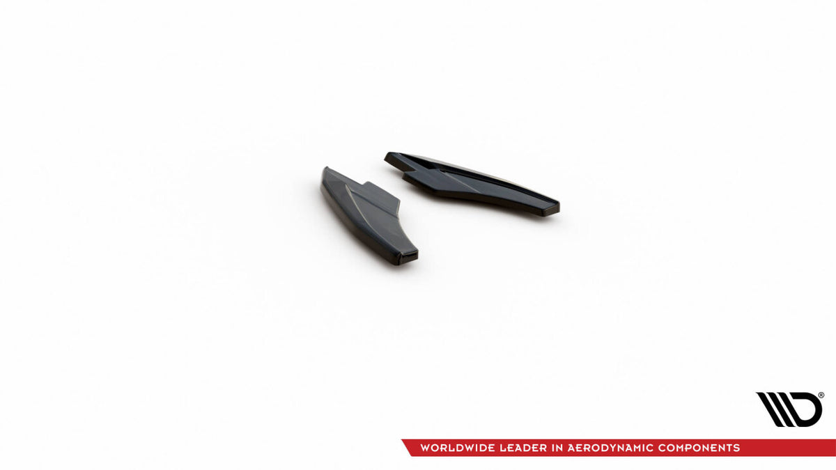 Diffusor Flaps V.2 passend für Audi S3 Limousine 8Y schwarz Hochglanz