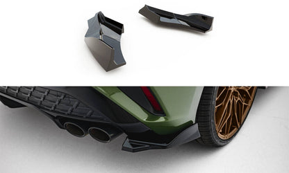 Diffusor Flaps V.2 passend für Audi S3 Sportback 8Y FL schwarz Hochglanz
