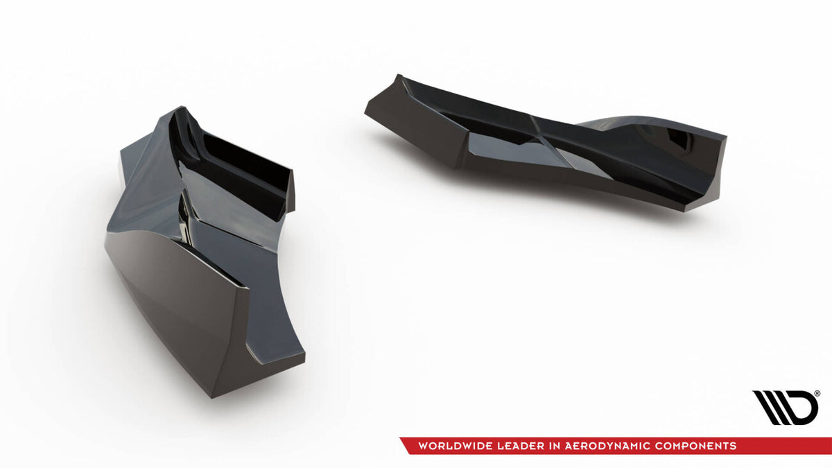 Diffusor Flaps V.2 passend für Audi S3 Sportback 8Y FL schwarz Hochglanz