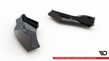 Diffusor Flaps V.2 passend für Audi S3 Sportback 8Y FL schwarz Hochglanz
