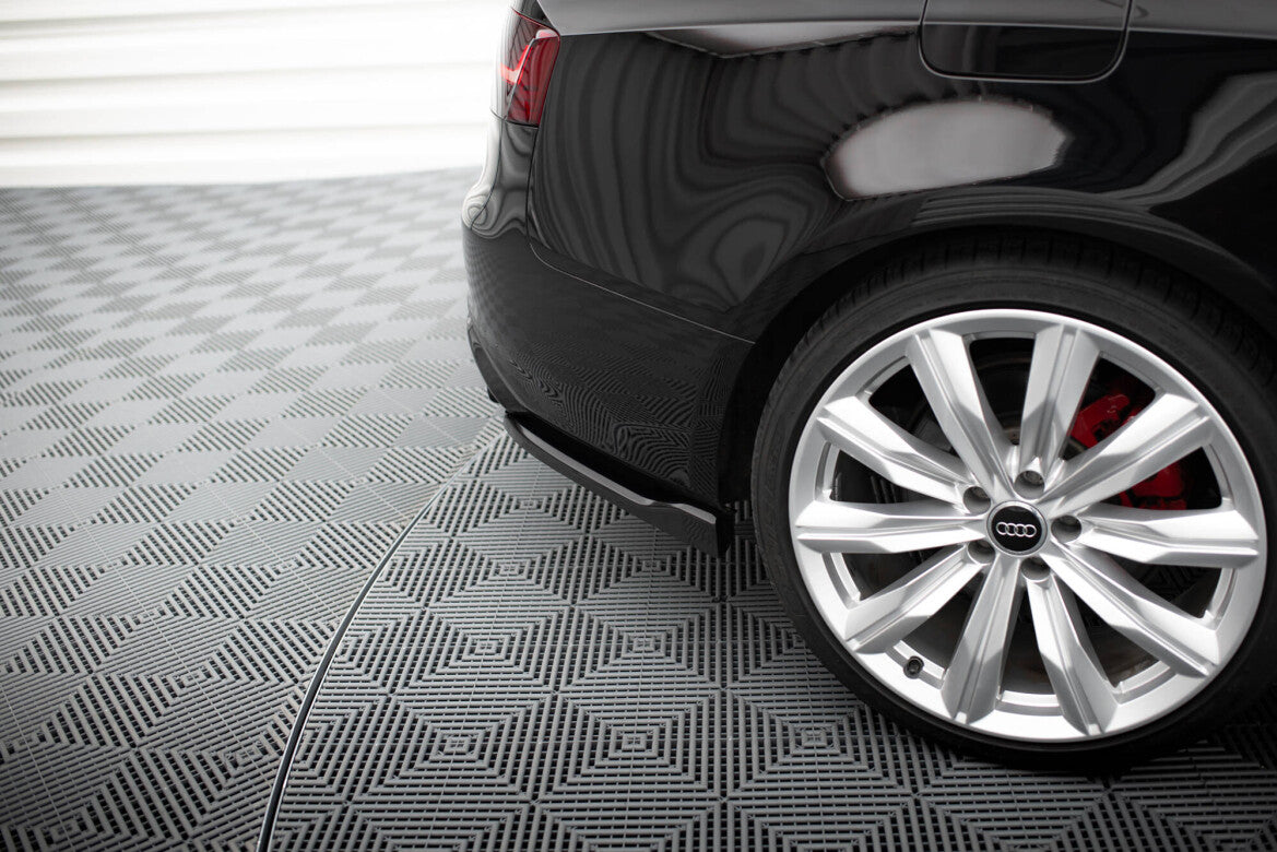 Diffusor Flaps V.2 passend für Audi S5 / A5 S-Line Coupe / Cabriolet 8T schwarz Hochglanz