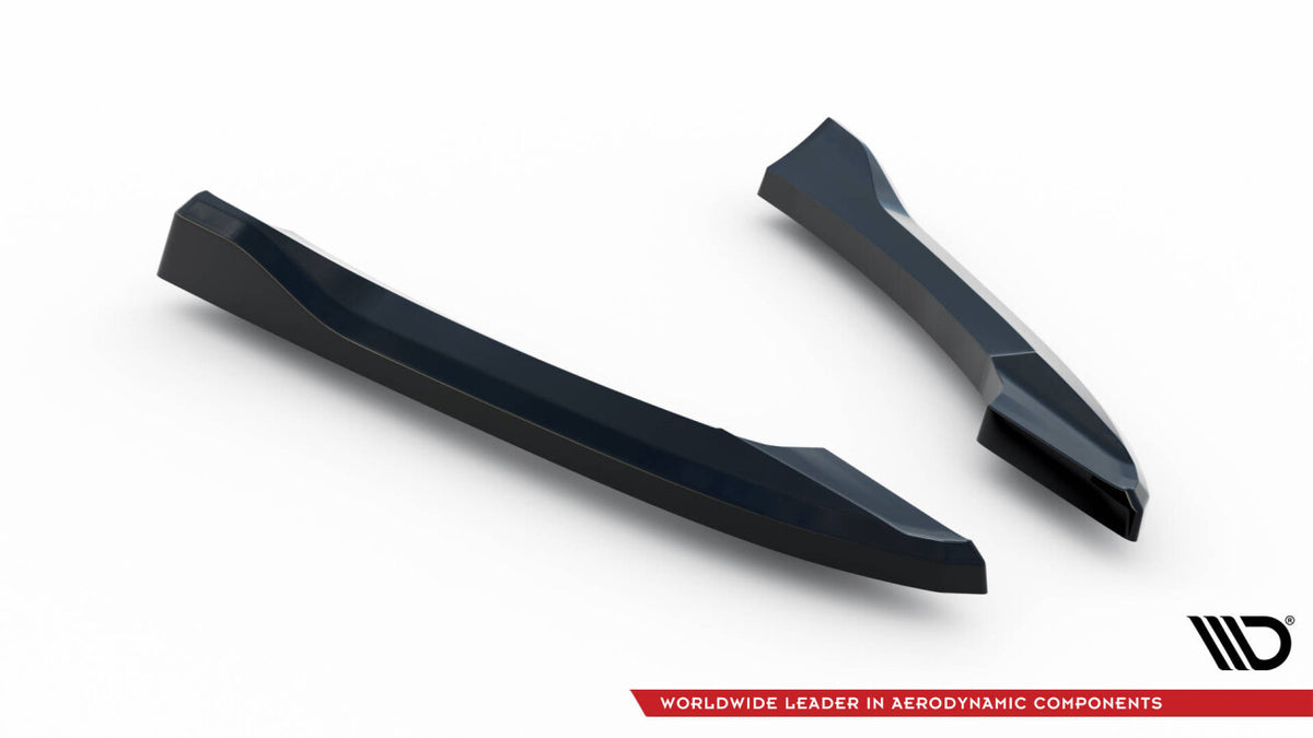 Diffusor Flaps V.2 passend für Audi S5 / A5 S-Line Coupe / Cabriolet 8T schwarz Hochglanz