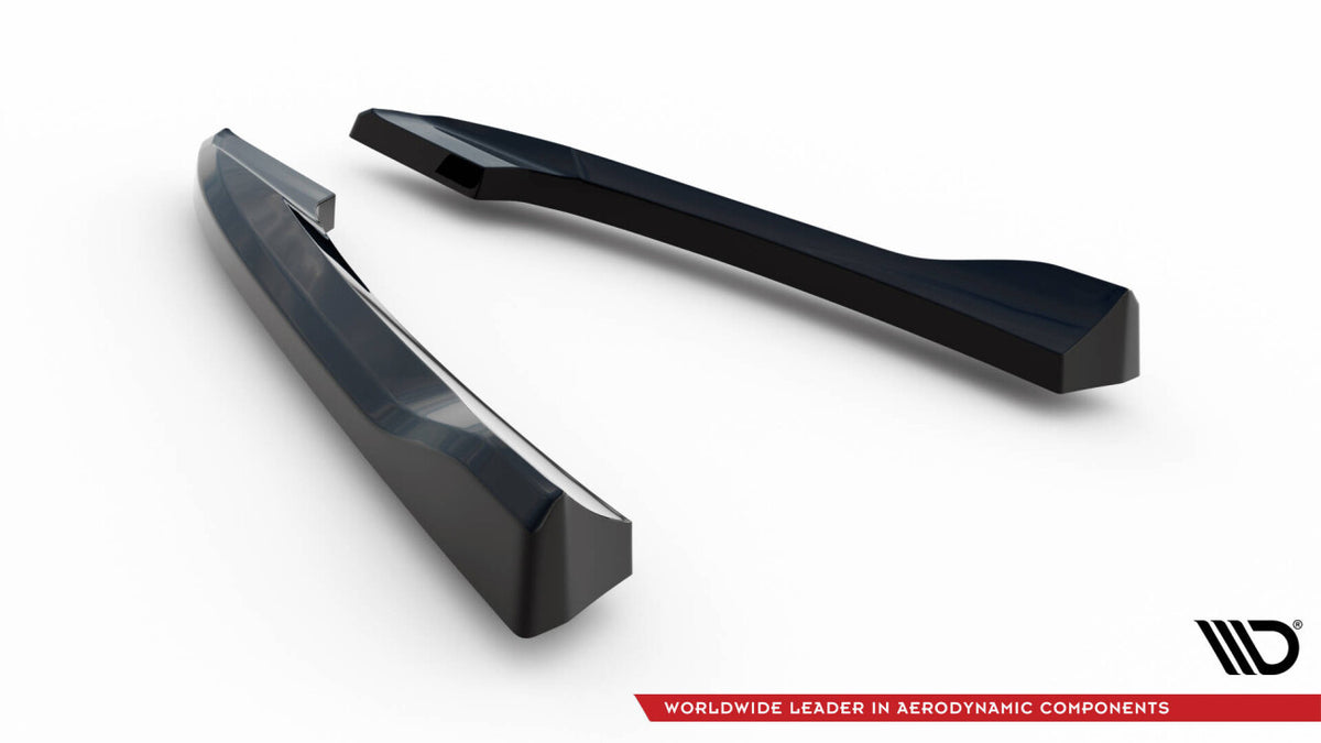 Diffusor Flaps V.2 passend für Audi S5 / A5 S-Line Coupe / Cabriolet 8T schwarz Hochglanz