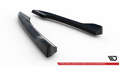Diffusor Flaps V.2 passend für Audi S5 / A5 S-Line Coupe / Cabriolet 8T schwarz Hochglanz