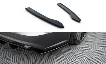 Diffusor Flaps V.2 passend für Audi S6 / A6 S-Line / A6 C7 FL schwarz Hochglanz