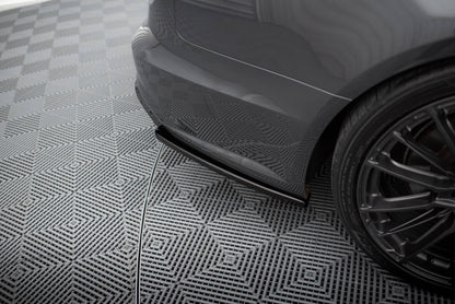 Diffusor Flaps V.2 passend für Audi S6 / A6 S-Line / A6 C7 FL schwarz Hochglanz