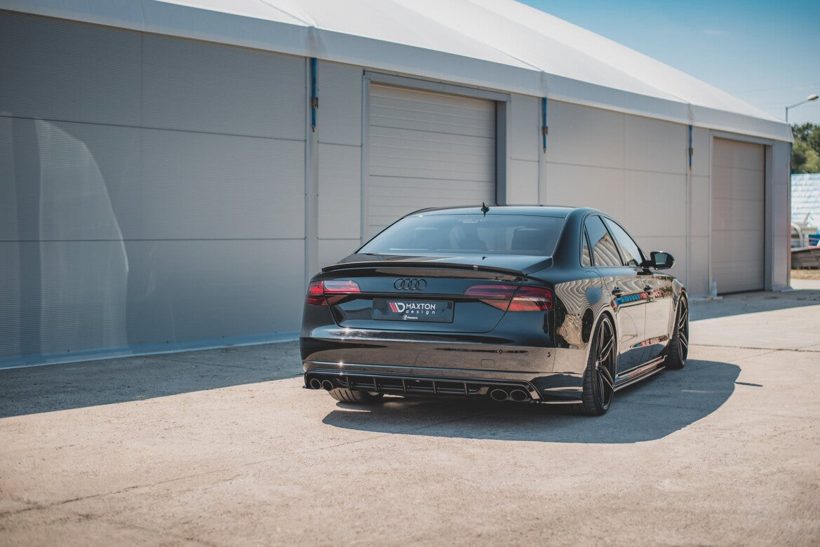 Diffusor Flaps V.2 passend für Audi S8 D4 FL schwarz Hochglanz