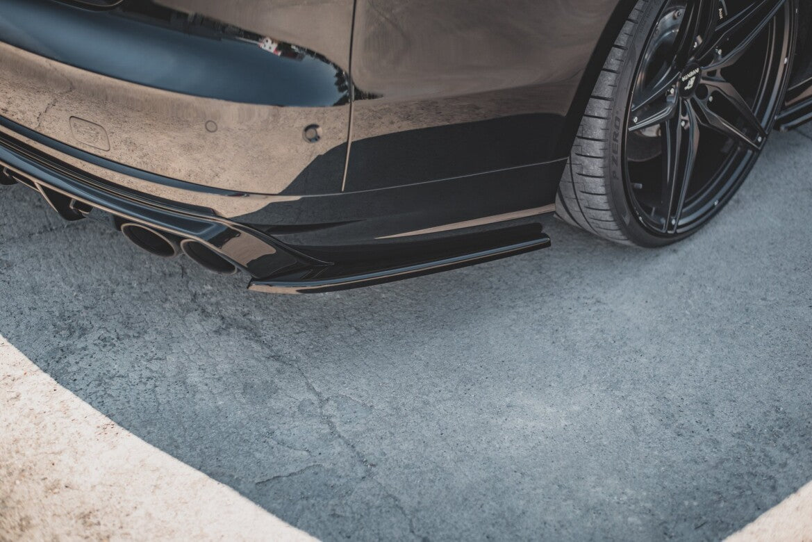 Diffusor Flaps V.2 passend für Audi S8 D4 FL schwarz Hochglanz
