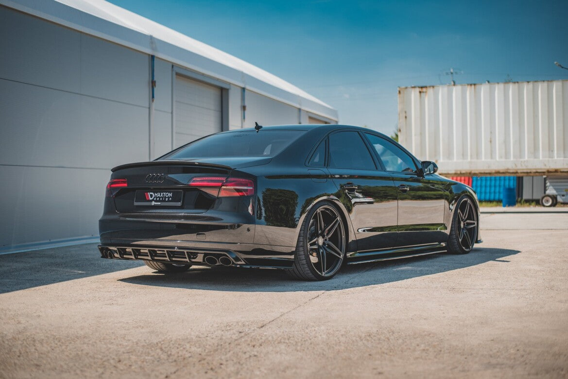 Diffusor Flaps V.2 passend für Audi S8 D4 FL schwarz Hochglanz