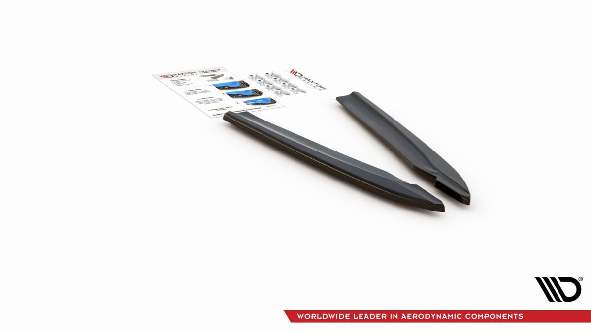 Diffusor Flaps V.2 passend für Audi S8 D4 FL schwarz Hochglanz
