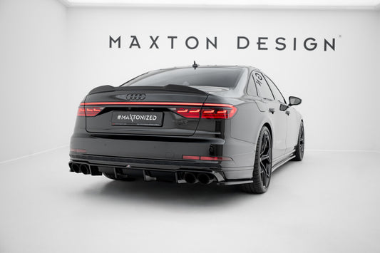 Diffusor Flaps V.2 passend für Audi S8 D5 schwarz Hochglanz