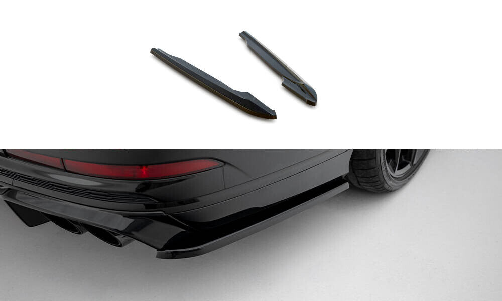 Diffusor Flaps V.2 passend für Audi S8 D5 schwarz Hochglanz