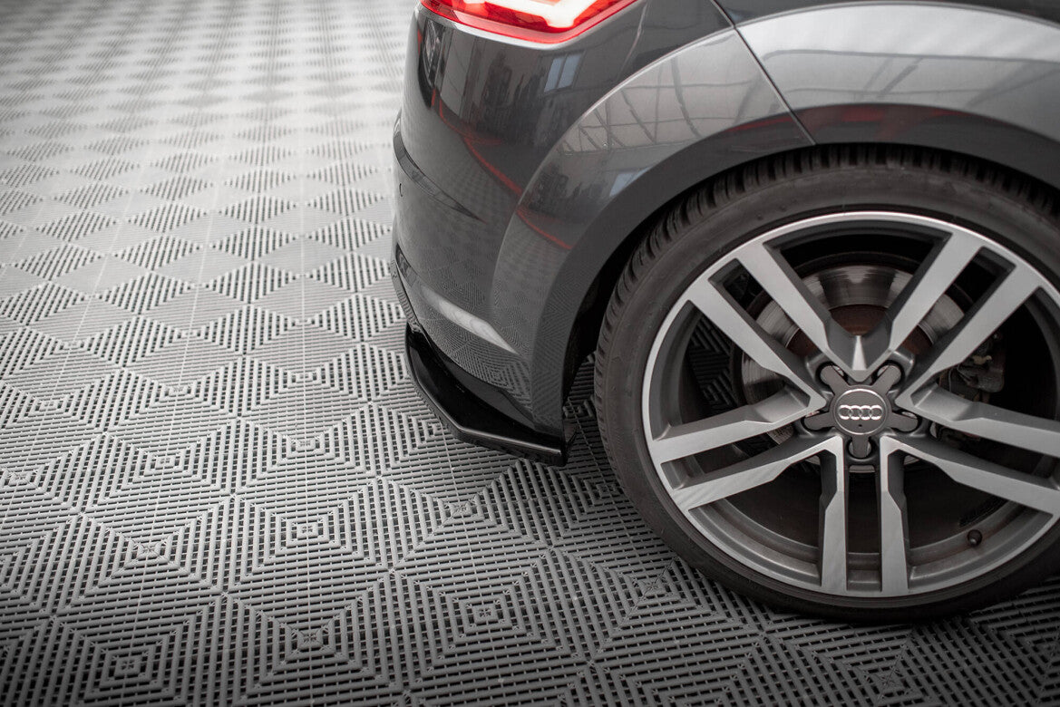 Diffusor Flaps V.2 passend für Audi TT S-Line 8S schwarz Hochglanz