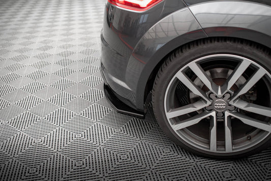 Diffusor Flaps V.2 passend für Audi TT S-Line 8S schwarz Hochglanz