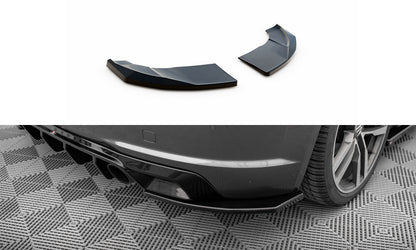 Diffusor Flaps V.2 passend für Audi TT S-Line 8S schwarz Hochglanz