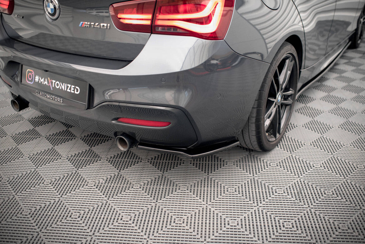 Diffusor Flaps V.2 passend für BMW 1er F20/F21 M-POWER FL schwarz Hochglanz