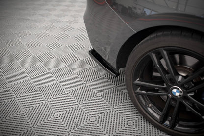Diffusor Flaps V.2 passend für BMW 1er F20/F21 M-POWER FL schwarz Hochglanz