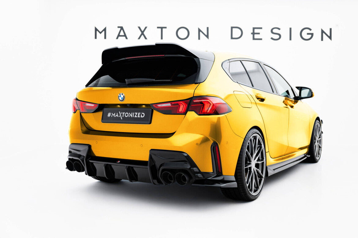 Diffusor Flaps V.2 passend für BMW 1er M-Paket F70 schwarz Hochglanz