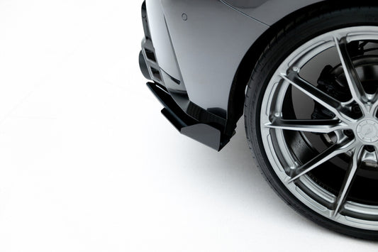 Diffusor Flaps V.2 passend für BMW 1er M-Paket F70 schwarz Hochglanz