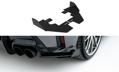 Diffusor Flaps V.2 passend für BMW 1er M-Paket F70 schwarz Hochglanz