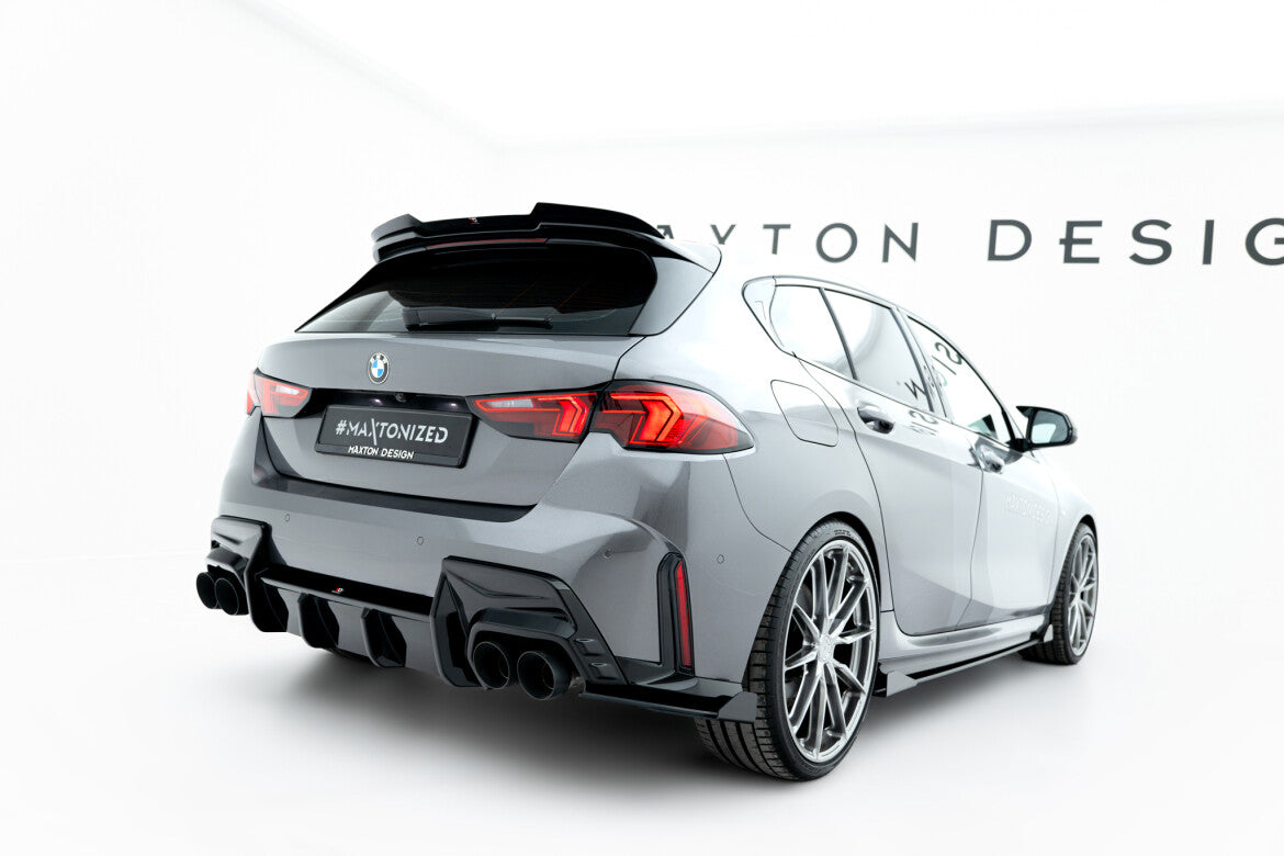 Diffusor Flaps V.2 passend für BMW 1er M-Paket F70 schwarz Hochglanz