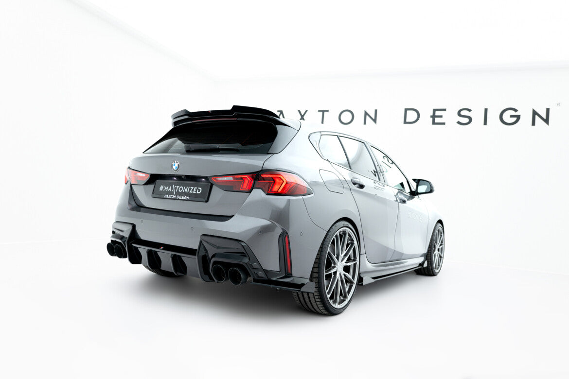 Diffusor Flaps V.2 passend für BMW 1er M-Paket F70 schwarz Hochglanz