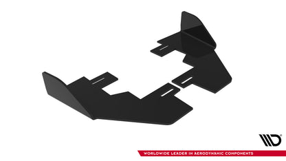Diffusor Flaps V.2 passend für BMW 1er M-Paket F70 schwarz Hochglanz