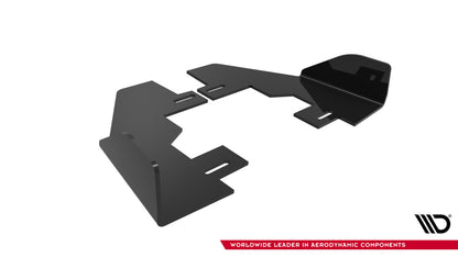 Diffusor Flaps V.2 passend für BMW 1er M-Paket F70 schwarz Hochglanz