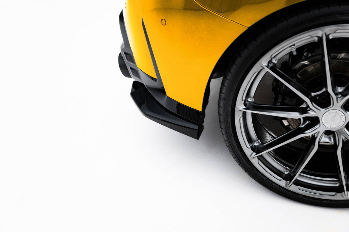 Diffusor Flaps V.2 passend für BMW 1er M-Paket F70 schwarz Hochglanz