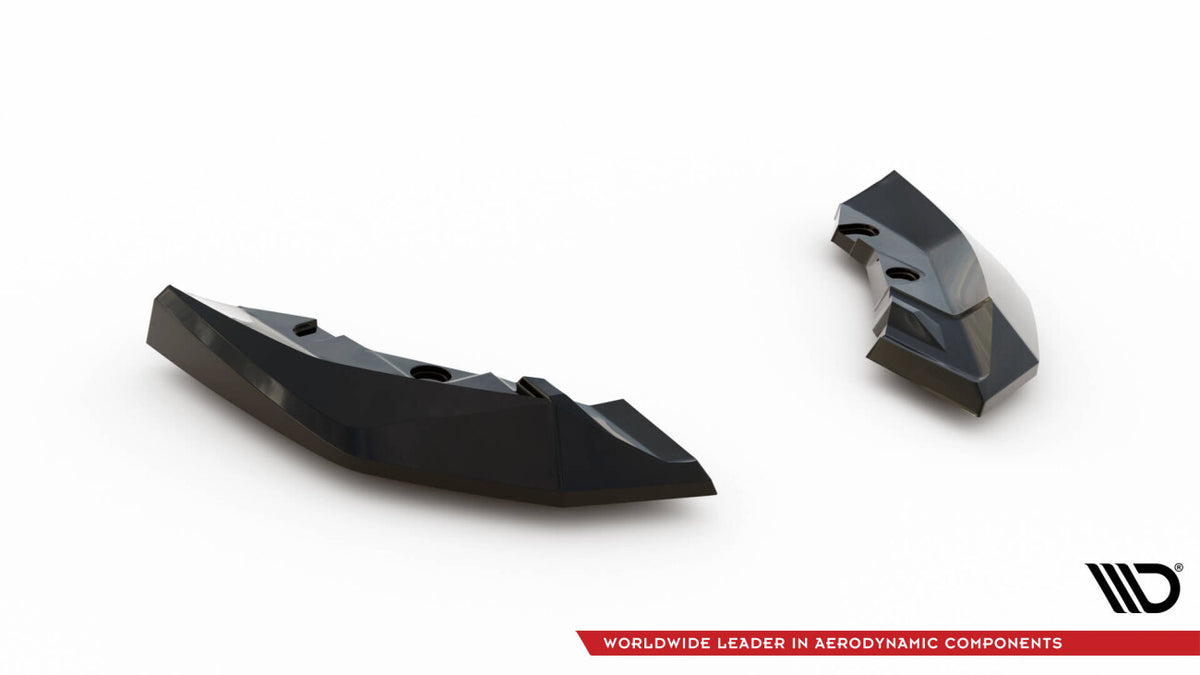 Diffusor Flaps V.2 passend für BMW 1er M-Paket F70 schwarz Hochglanz