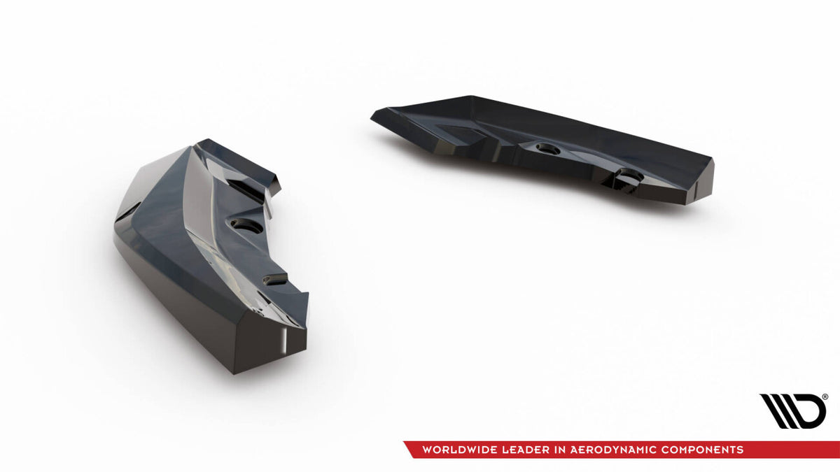 Diffusor Flaps V.2 passend für BMW 1er M-Paket F70 schwarz Hochglanz