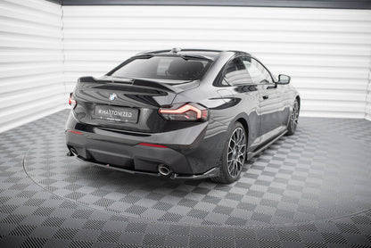 Diffusor Flaps V.2 passend für BMW 2 Coupe G42 schwarz Hochglanz