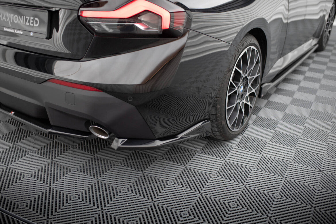 Diffusor Flaps V.2 passend für BMW 2 Coupe G42 schwarz Hochglanz