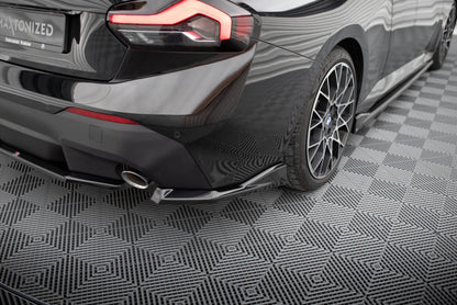 Diffusor Flaps V.2 passend für BMW 2 Coupe G42 schwarz Hochglanz