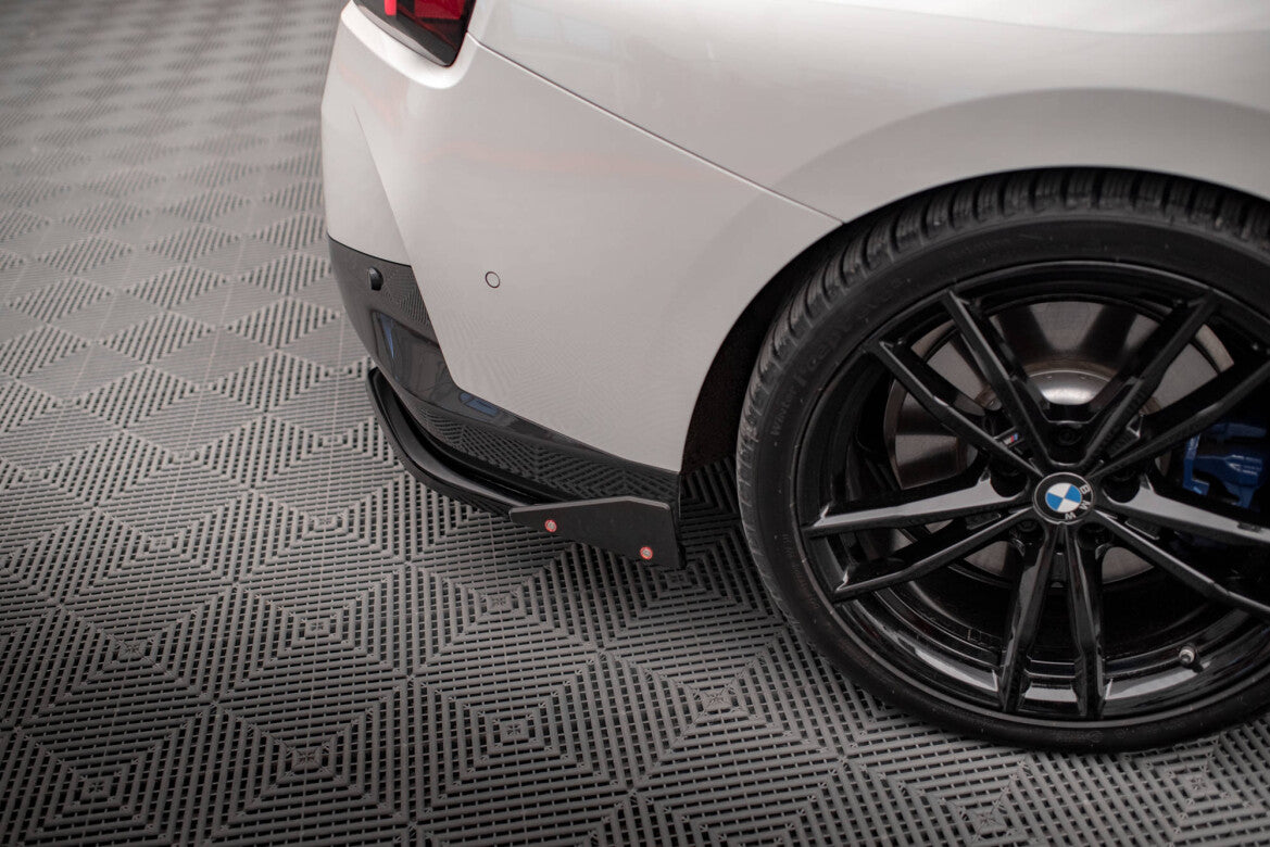 Diffusor Flaps V.2 passend für BMW 2 Coupe M-Paket G42 schwarz Hochglanz + Flaps matt