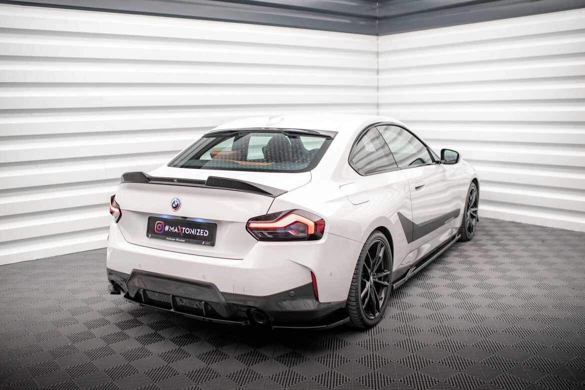 Diffusor Flaps V.2 passend für BMW 2 Coupe M-Paket G42 schwarz Hochglanz