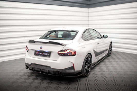 Diffusor Flaps V.2 passend für BMW 2 Coupe M-Paket G42 schwarz Hochglanz